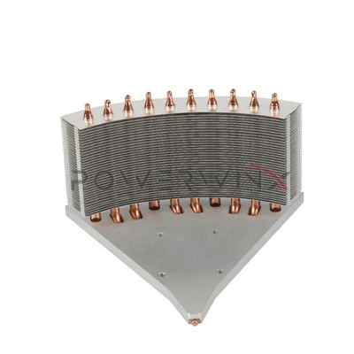 Aluminium menumpuk sandaran sirip